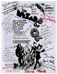 Fantastic Wizard of Oz 8 x 10 Photo Signed by Margaret Hamilton, Ray Bolger, Jack Haley and 18 of the Munchkins