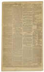 1788 Issue of ''The Pennsylvania Packet'' With Reporting on Virginia Debating Whether to Join the United States
