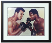 Muhammad Ali & Joe Frazier Dual-Signed 20 x 16 Photo of the Fight of the Century -- With JSA COA
