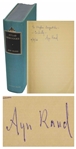 Ayn Rand Signed First Edition of Atlas Shrugged in Original Dust Jacket