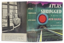Ayn Rand Signed First Edition of ''Atlas Shrugged'' in Original Dust Jacket