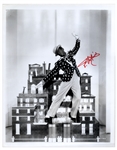 Fred Astaire Signed 8 x 10 Photo From Swing Time Showing Astaire in Blackface