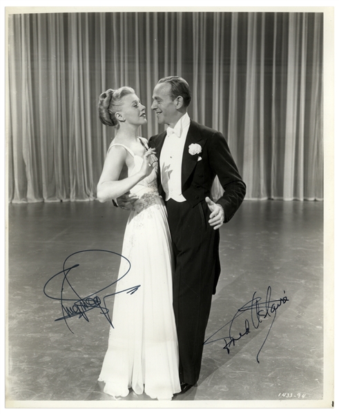 Fred Astaire and Ginger Rogers Signed 8'' x 10 Photo