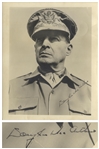 General Douglas MacArthur Signed 8 x 10 Photo
