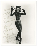 Lee Meriwether Signed 8 x 10 Photo as Catwoman From the First Batman Movie in 1966 -- With PSA/DNA COA