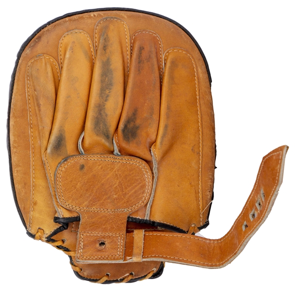 Bruce Lee's Personally Owned & Used Leather Focus Mitt