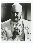 Vincent Price Signed 8 x 10 Photo as Egghead From Batman -- With PSA/DNA COA