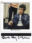Bob Dylan Signed Album Highway 61 Revisited -- With Jeff Rosen COA