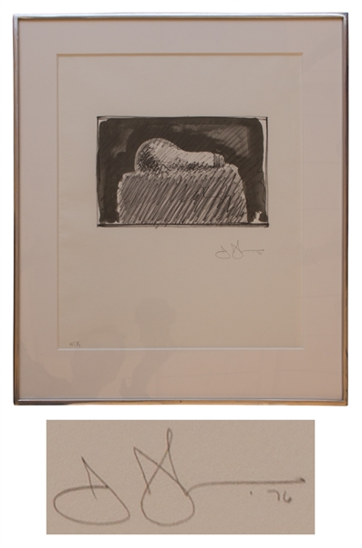 Jasper Johns ''Light Bulb'' Lithograph Signed -- Hors Commerce 3 of 7