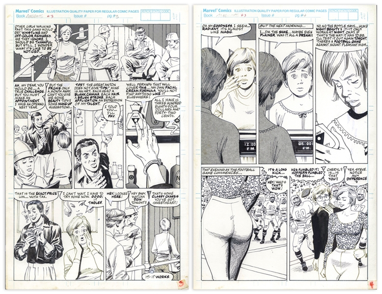 Gray Morrow Original Artwork for ''Maggots'' #3 From 1992 -- Eight Pages Entitled ''Some Kind of Beautiful''