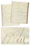 General Robert E. Lee Letter Signed Regarding Troop Replenishment After the Battle of Chancellorsville -- Dated 9 May 1863 After Lee Made the Audacious Decision to Split His Army & Bluff the Union