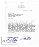 Joseph Heller Letter Signed -- Regarding His Novel Something Happened -- ...The potential for commercial success of the novel is...larger than any of us had been likely to believe...