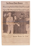 Dallas Newspaper Reporting on JFKs Funeral & the Killing of Lee Harvey Oswald