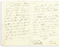 Swedish Opera Singer Jenny Lind Autograph Letter Signed ''Jenny''