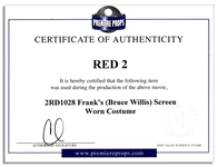 Bruce Willis Screen-Worn Custom Shirt