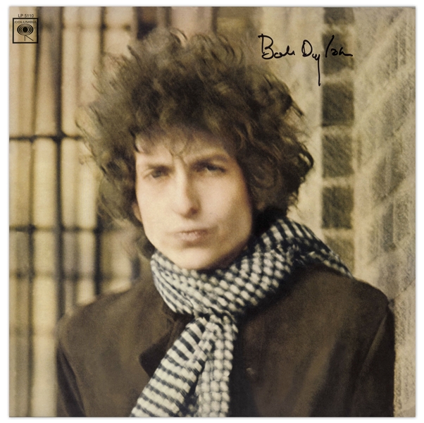 Bob Dylan Signed Double Album ''Blonde on Blonde'' -- With a COA From Dylan's Manger, Jeff Rosen