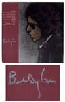 Bob Dylan Signed Album Blood on the Tracks -- With a COA From Dylans Manger, Jeff Rosen