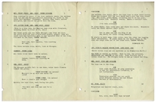 Moe Howard's Personally Owned Script for The Three Stooges 1954 Film ''Musty Musketeers''
