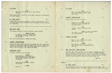 Moe Howard's Personally Owned Script for The Three Stooges 1954 Film ''Musty Musketeers''