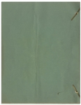 Moe Howard's Personally Owned Script for The Three Stooges 1955 Film ''Bedlam in Paradise'' -- With Moe's Hand Edits