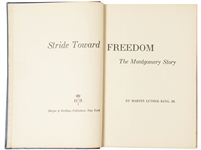 Martin Luther King Signed First Edition of ''Stride Toward Freedom'' Without Inscription
