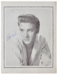 Elvis Presley Signed 8.5 x 11 Photo -- With Epperson COA