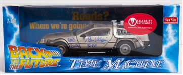 ''Back to the Future'' Cast Signed DeLorean