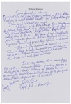 William Shatner Shares His Memories of Growing Up Jewish -- Signed ''Happy Hanukkah / William Shatner / Capt. Kirk - Proud Jew''