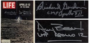 Richard Gordon and Alan Bean Signed LIFE Magazine Featuring the Apollo 12 Mission -- With JSA COA