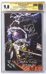 Back to the Future Cast-Signed Comic #1, With Powerful Variant Cover -- Signed by 6 Cast Members Including Michael J. Fox and Christopher Lloyd