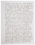 Lee Harvey Oswald Arrest Document Signed by Officer Nick McDonald, With Fascinating First-Hand Account of Oswald's Apprehension -- ''...I stared into his icy cold, steel blue eyes...''
