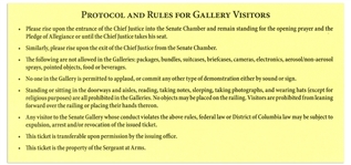 Donald Trump Senate Impeachment Trial Ticket