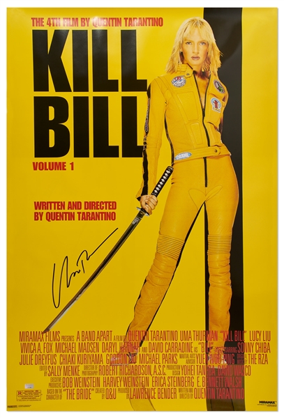 Uma Thurman Signed ''Kill Bill'' Poster
