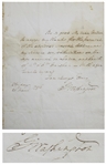 George Washington Autograph Letter Signed as President to Robert Morriss Wife -- ...my sincere congratulations on the safe arrival in London... -- With University Archives COA