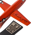 Chuck Yeager Signed Bell X-1 Model Airplane -- The Plane Yeager Piloted When He Broke the Sound Barrier in 1947