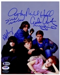 The Breakfast Club Cast-Signed 8 x 10 Photo -- Signed by All Five Actors -- With Beckett & PSA/DNA COAs