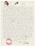 Blaze Starr Autograph Letter Signed With Racy Content About JFK -- ''...J.F.K. said it was harder to win my body than any election he had ever been in...''