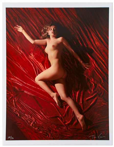 Tom Kelley Limited Edition Giclee Photograph of Marilyn Monroe -- ''Pose #5'' Photo Measures 17'' x 22''