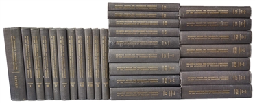 First Edition, 27 Volume Set of the Warren Commissions Report on the Assassination of John F. Kennedy -- With Scarce Report Volume