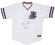 Kevin Costner and Susan Sarandon Signed Bull Durham Jersey