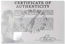 Stan Lee and Lou Ferrigno Signed 16'' x 20'' Photo From ''The Incredible Hulk''