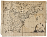 1761 Map of North America in the Rare First State, A New Map of North America from the Latest Discoveries