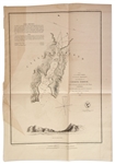 California Map From 1852 of Catalina Harbor