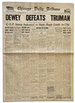 Dewey Defeats Truman Newspaper -- The Most Famous Newspaper Mistake of All Time -- Near Fine Condition