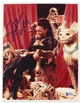 Eartha Kitt Signed 8 x 10 Photo as Catwoman -- With Beckett COA