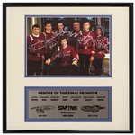 Star Trek Cast-Signed Photo -- Limited Edition Signed by All 7 Crew Members of the Starship Enterprise