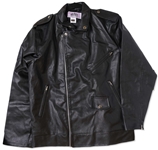 John Travolta and Olivia Newton-John Signed ''Grease'' Jacket, With Each Actor Adding Their Character's Name, Danny & Sandy