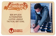 Ben Affleck Signed ''Batman'' Cowl Display