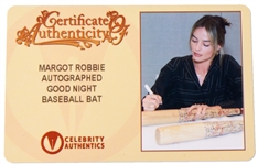 Margot Robbie Signed ''Good Night'' Baseball Bat From ''Suicide Squad''