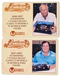 Adam West and Burt Ward Signed Batmobile
